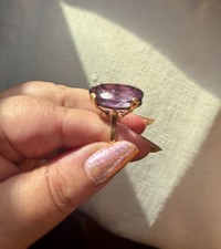 Magical Purple Amethyst Gold