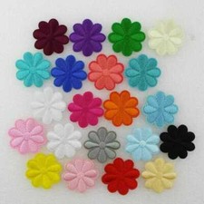 4cm Iron Sew On Satin Flowers