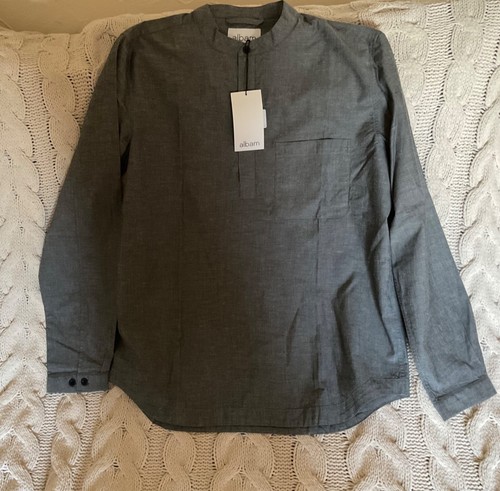 Albam slub canvas collarless - albam,