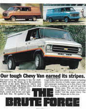 1979 CHEVROLET VAN PRINT AD, 1