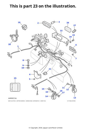 Land rover genuine - land, screw
