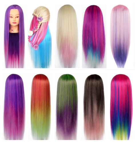 Colorful hair training - hair,