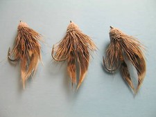 3 x GOLD MINNOW MUDDLER SHORT