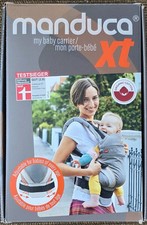 manduca XT baby carrier-organic cotton-grey-orange | 3 ways to carry | excellent