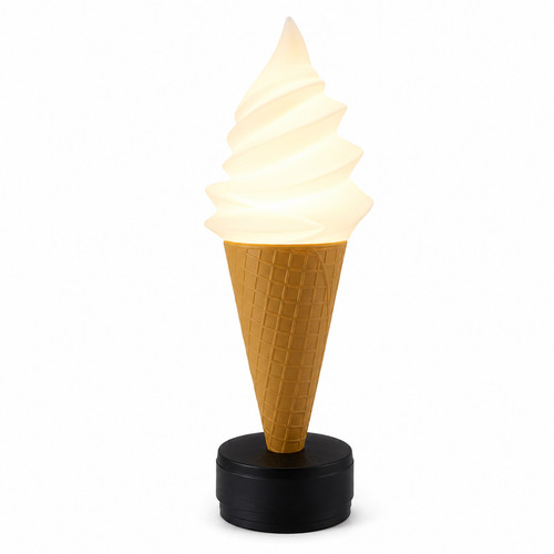Outdoor cone display soft ice - cone,