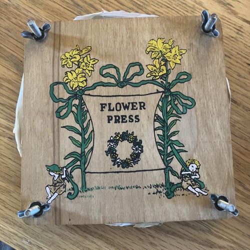 Vintage 1970s wooden - vintage, flower