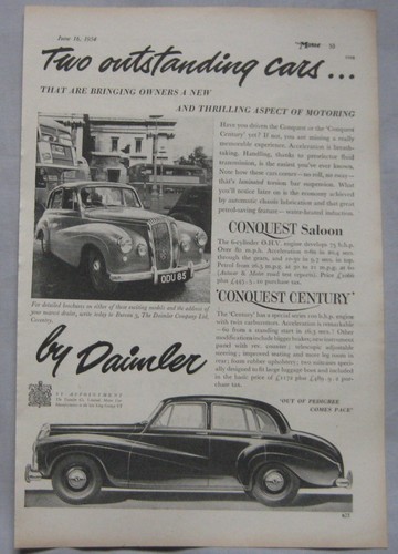 1954 daimler conquest original - 1954,