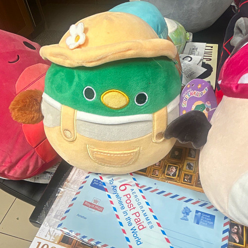 Squishmallows avery green duck - green,