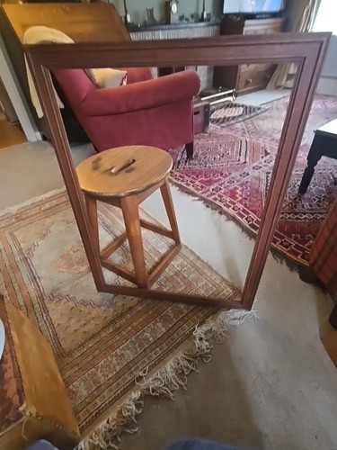 Antique large oak - oak, frame