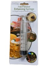 Meat Injector BBQ Syringe Marinade Turkey Chicken Baster Cooking Tool,Needle