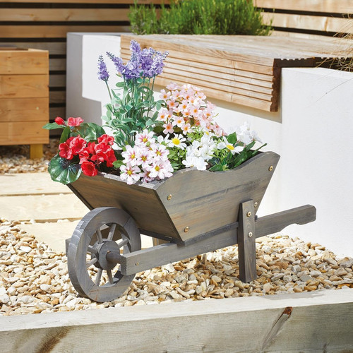Large wooden slate grey - slate,
