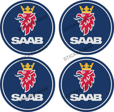 SAAB Logo Car Stickers laptop