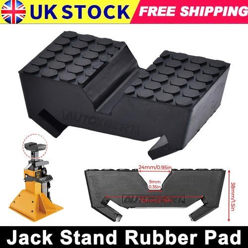 Car rubber axle jack pad - axle,
