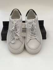 TED BAKER  Lory Womens Trainers in White & Black, UK Size 5 Brand New in the Box