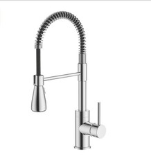 SEVILLE PULL-OUT SPRAY MONO MIXER KITCHEN TAP CHROME (9863P)