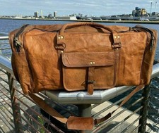 Bag Leather Vintage Travel Gym