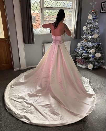 Morilee satin wedding - wedding, dress