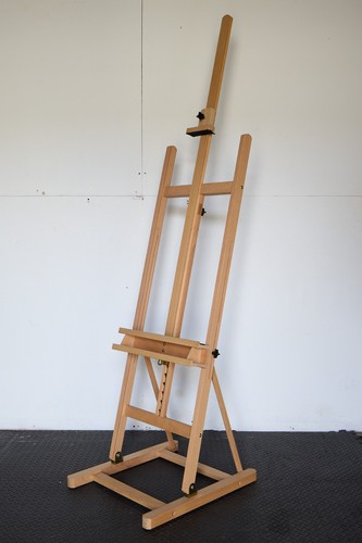 Studio easel stand painting - studio,