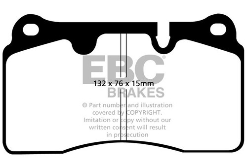 Ebc bluestuff front brake - bluestuff, pads