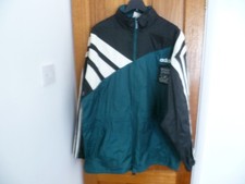 Liverpool FC Original 1995/96 Adidas Rain Jacket Size 42-44 Green/Black/White