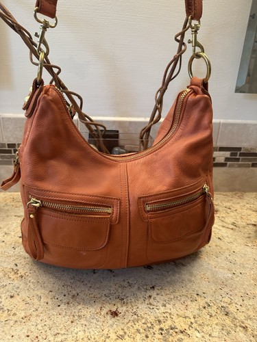Linea pelle orange - orange, leather