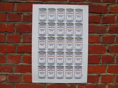 Banksy soup cans poster - poster, a2