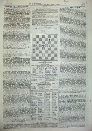 Original old antique print - old,