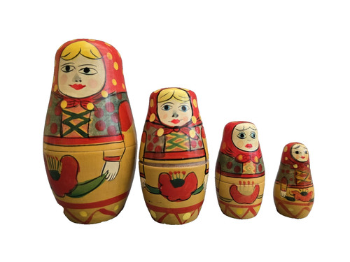 Vintage matryoshka nesting - vintage,