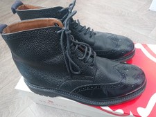 GRENSON Fred Black Leather