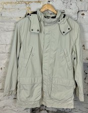 Paul & Shark Typhoon 20000 Hooded Jacket Beige Waterproof Windbreaker L 