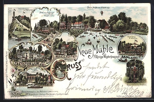 Lithograph neue mühle - lithograph,