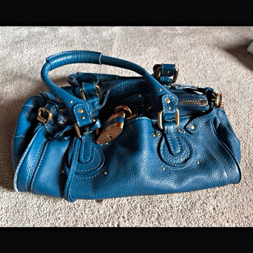 Chloé paddington blue pebbled - chloé,