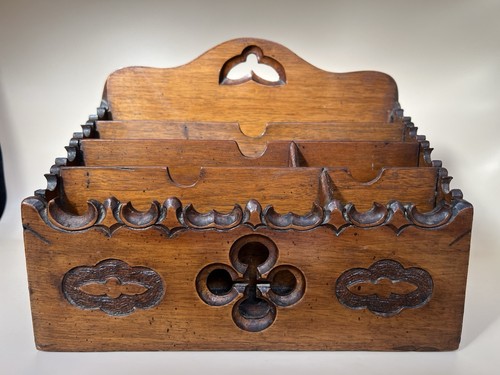 Antique wooden letter - antique, rack