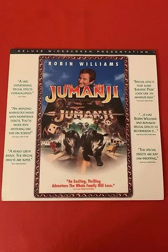 Jumanji laserdisc - jumanji,