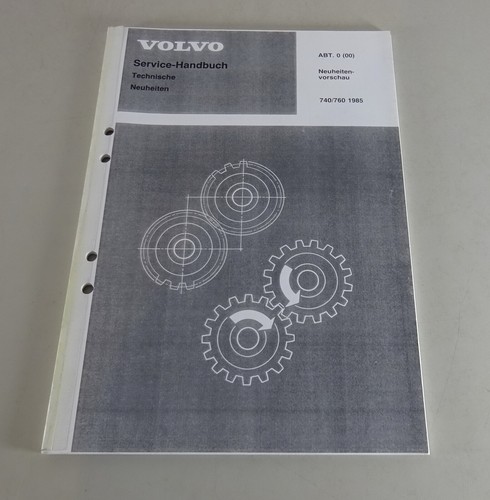 Workshop manual volvo 740 760 - manual,