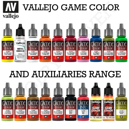 Vallejo game color paints inks - game,