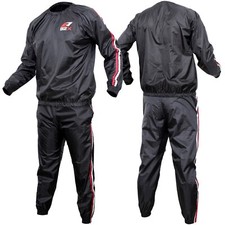 HEAVY DUTY SAUNA SWEAT SUIT EXERCISE GYM SUIT FITNESS ANTI RIP WEIGHT LOSS
