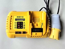 110V Battery Charger DCB118 For Dewalt 18V Batteries 