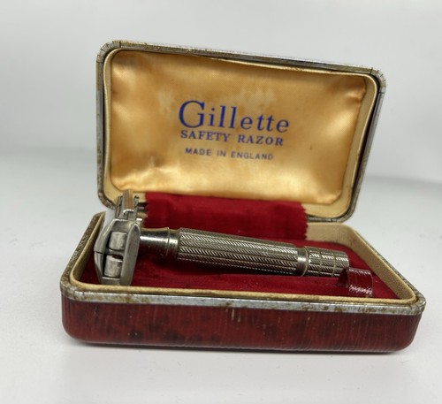 Vintage gillette safety razor - vintage,