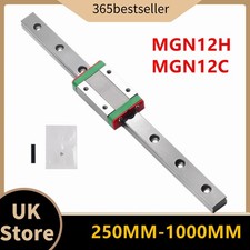 MGN12 LINEAR RAIL MGN 12 BEARING GUIDE SLIDE CARRIAGE BLOCK MGN12C MGN12H CNC