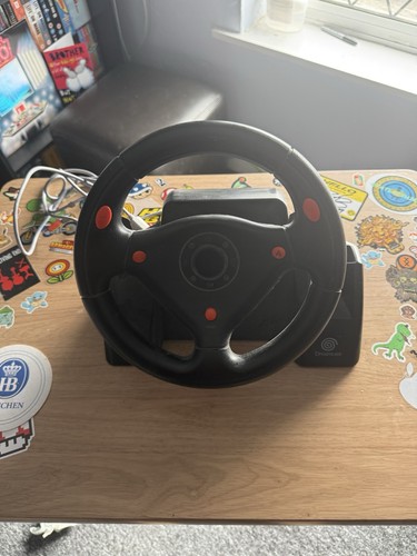 Sega dreamcast steering wheel - sega,
