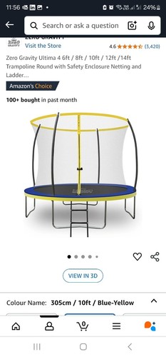 Large trampoline zero gravity - trampoline,