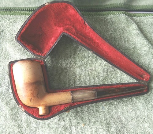 Meerschaum tobacco pipe amber - pipe,