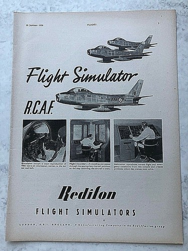 1954 aircraft advert redifon - advert,