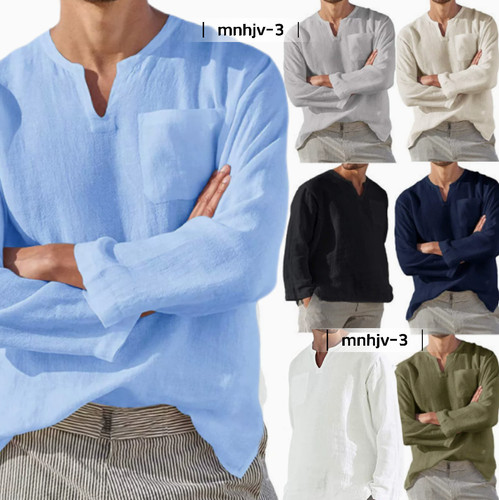 Men kurta neck - men's, cotton