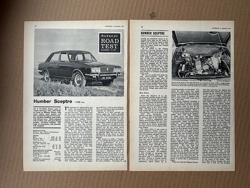 Humber sceptre autocar - humber, road