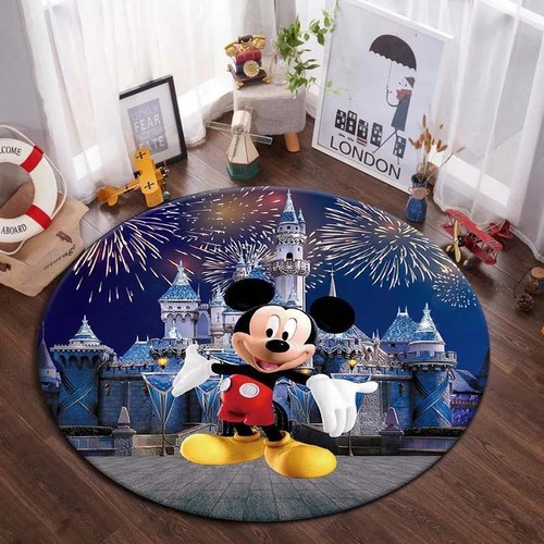 Round floor rug - floor,