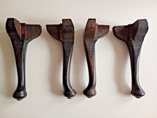 Set of 4 Vintage Wooden