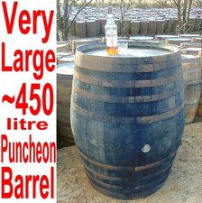 Oak Puncheon Barrels. Very large 100 gallon oak barrel.