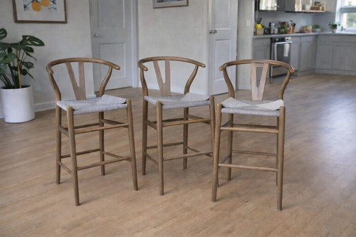 Set wishbone bar stools - set,